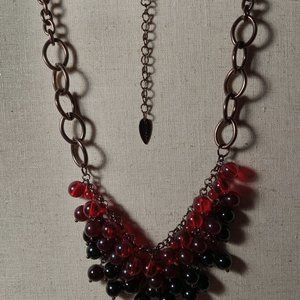 Coldwater Creek Beaded Statement Necklace 18"